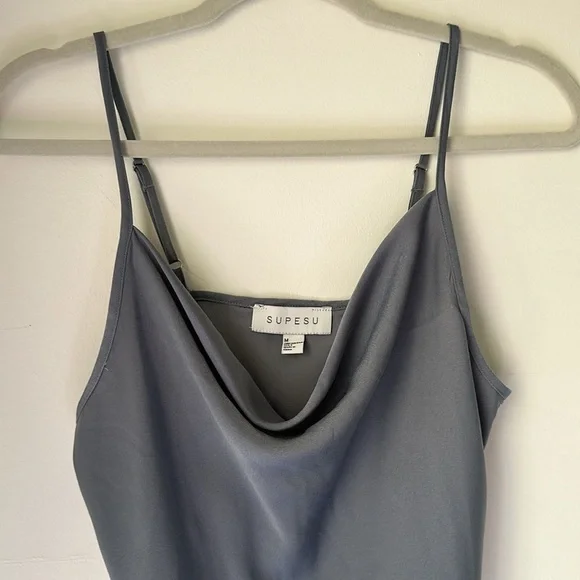 SUPESU Cowl Neck Tank Size M - Picture 3 of 4